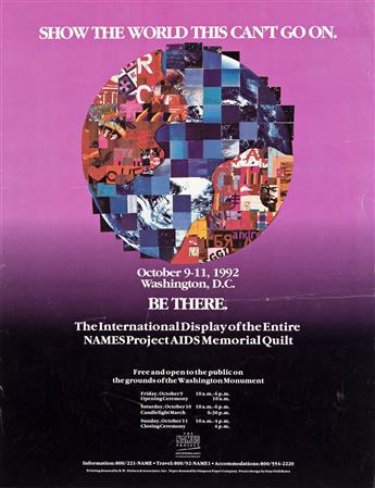 VARIOUS ARTISTS AIDS posters